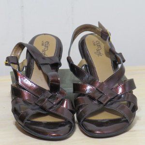 Eurosoft by Soffit Patent Leather Sandal